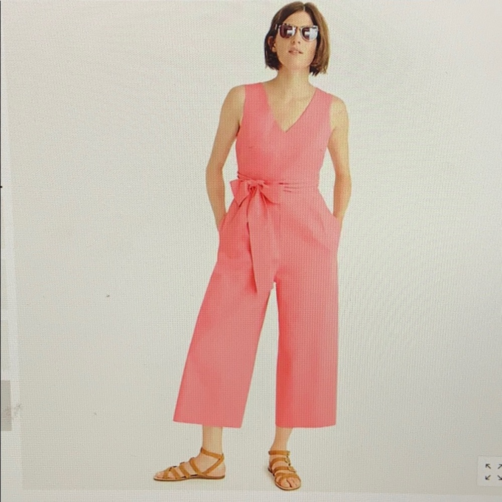 NWT J Crew wrap - tie jump suit